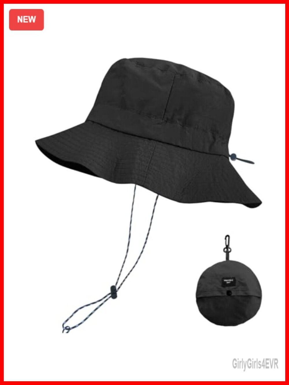 Packable Sun Bucket Hat for Men Women UV Protection Waterproof Lightweight